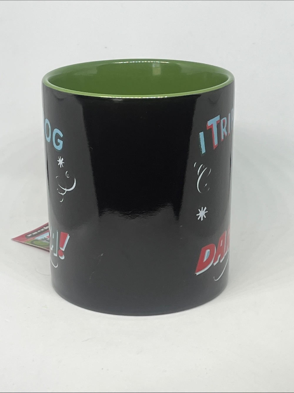 A Christmas Story Dare Ya! Black and Green Ceramic Coffee Mug - Picture 3 of 8